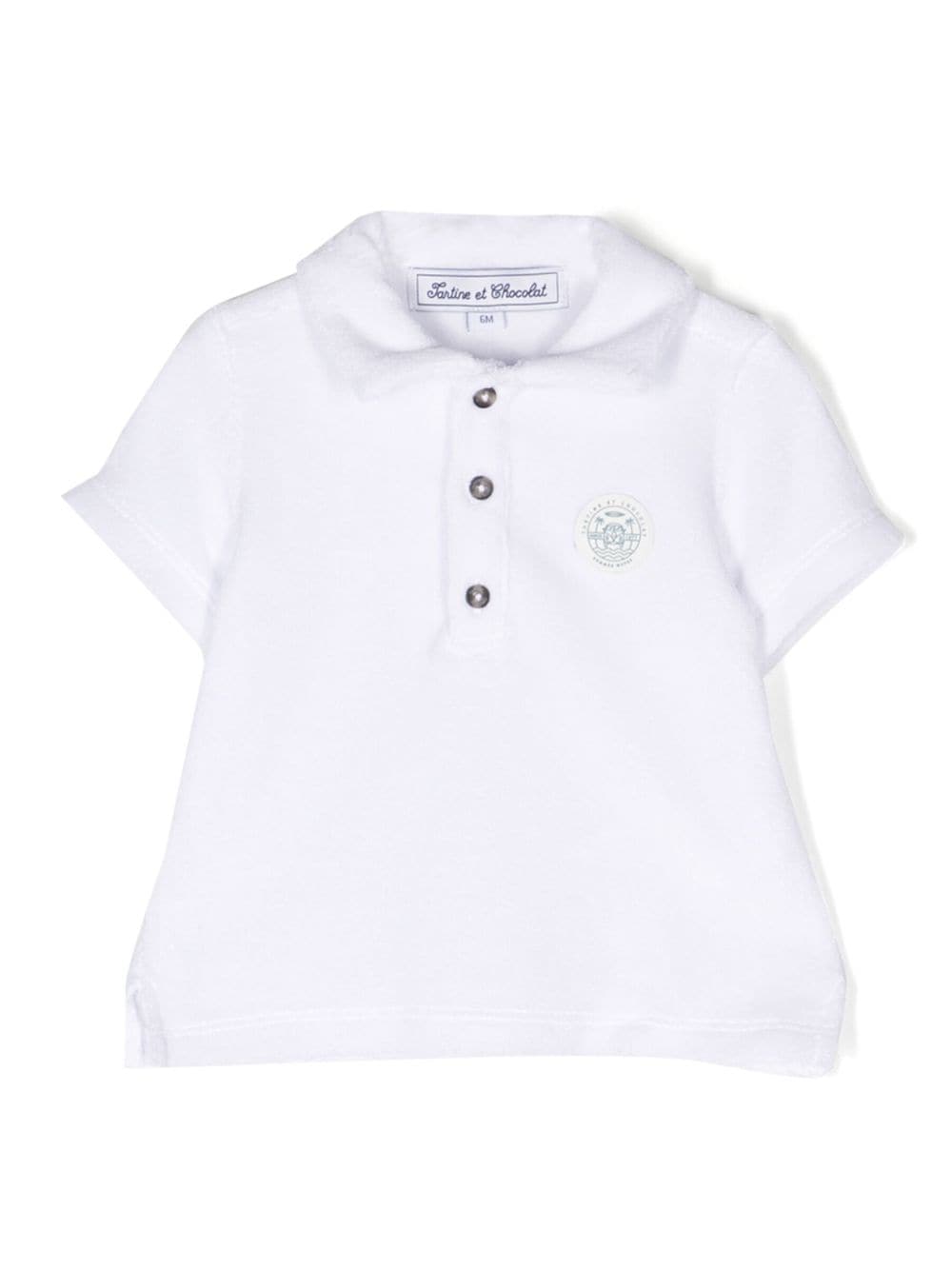 Tartine Et Chocolat Poloshirt mit Logo-Patch - Weiß von Tartine Et Chocolat