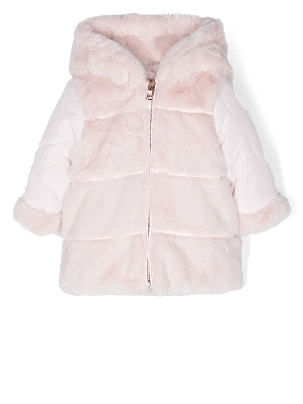 Tartine Et Chocolat Gefütterte Jacke aus Faux Fur - Rosa von Tartine Et Chocolat