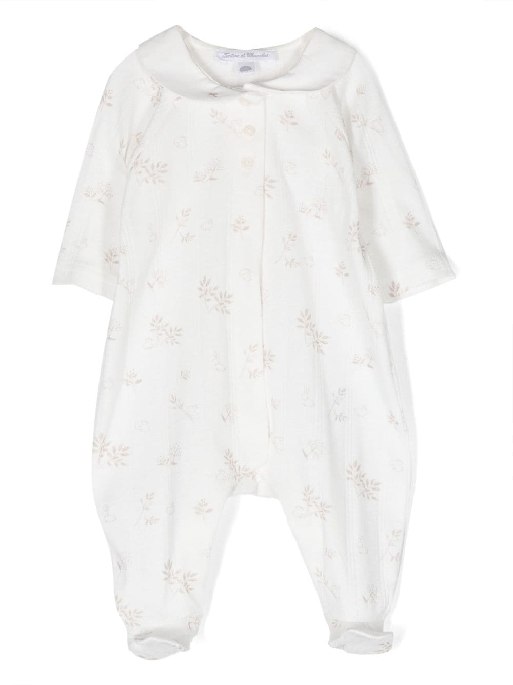 Tartine Et Chocolat Pyjama mit Blumen-Print - Weiß von Tartine Et Chocolat