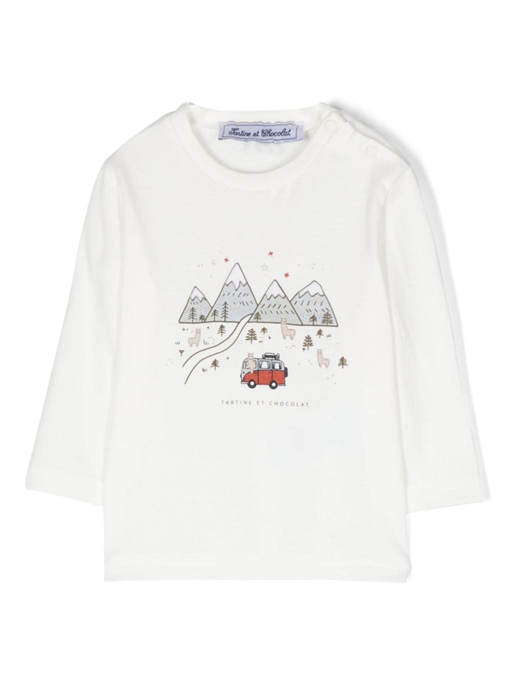 Tartine Et Chocolat T-Shirt mit grafischem Print - Weiß von Tartine Et Chocolat