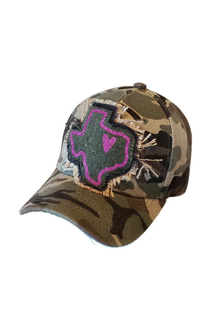 Magenta Texas Camo-Baseball-Mütze Magenta Texas Camo-Baseball-Mütze von TaruCreative