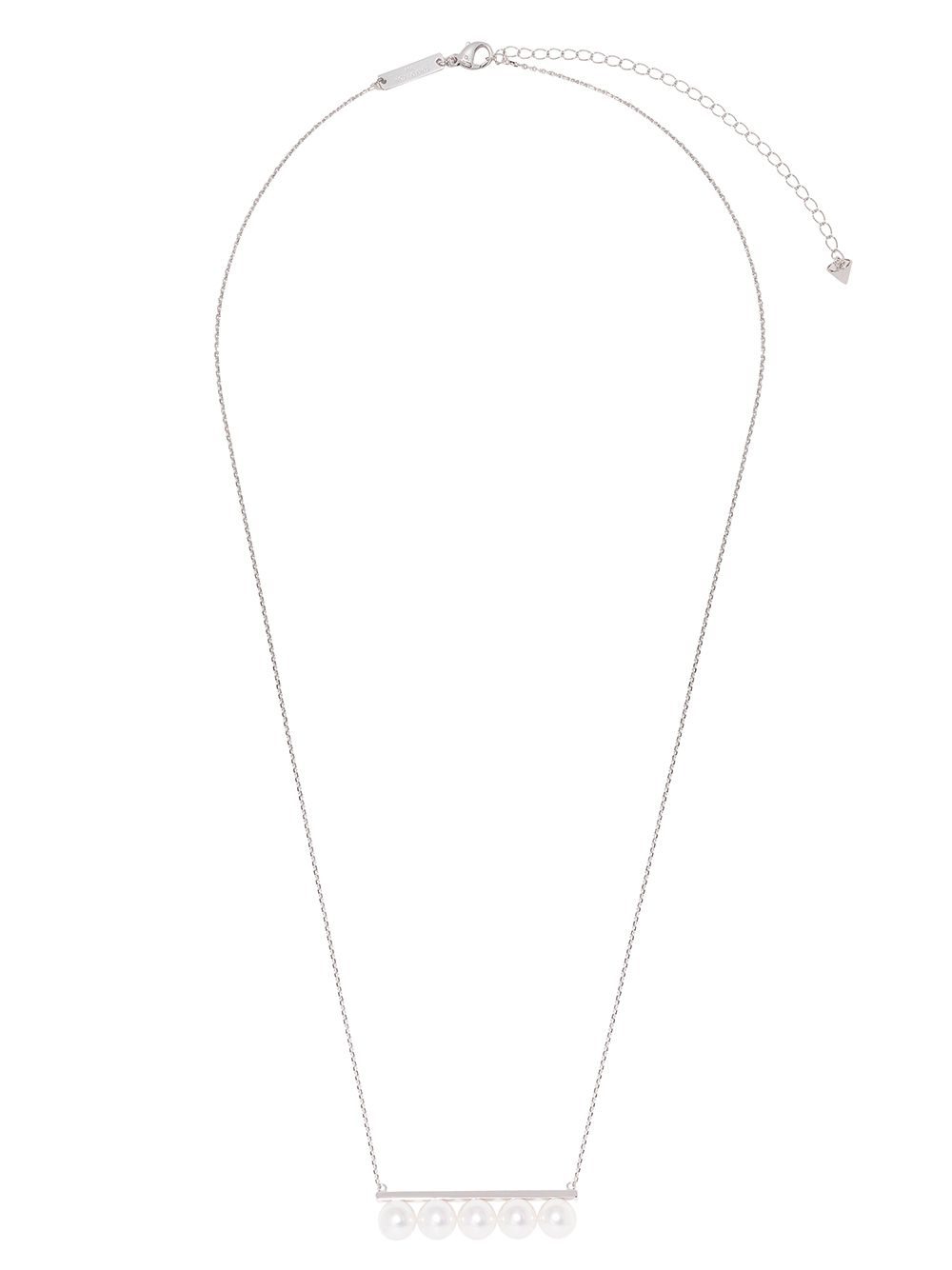 TASAKI 18kt Collection Line Balance Weißgoldhalskette - Silber von TASAKI