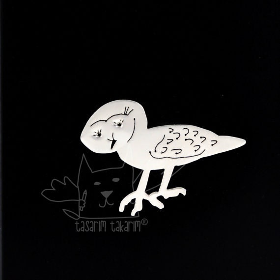 Medium Size Personalisierte Maßgeschneiderte Sterling Silber Broschen Aus Den Zeichnungen Ihrer Kinder Medium Size Personalisierte Maßgeschneiderte Sterling Silber Broschen Aus Den Zeichnungen Ihrer Kinder von TasarimTakarim