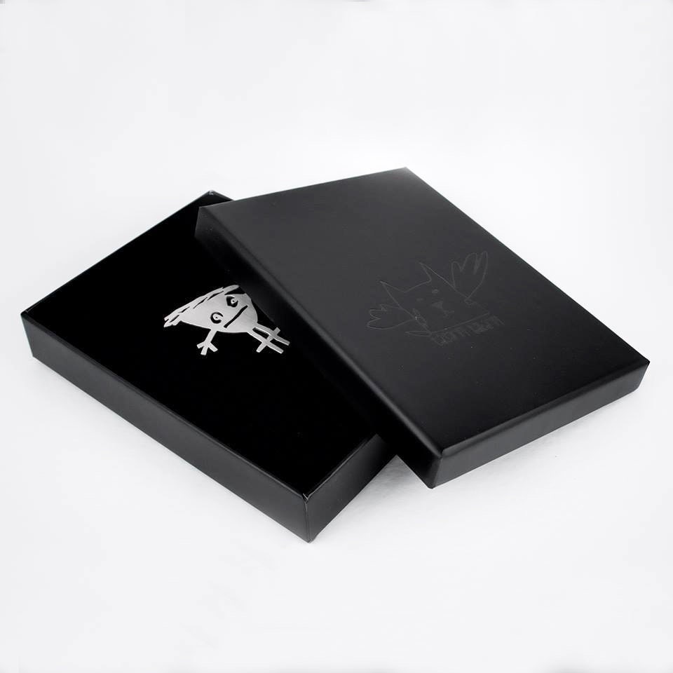 Personalisierte Maßangefertigte Sterling Silber Broschen & Anstecknadeln Nach Ihren Kinderzeichnungen, Kinder Schmuck, Geschenk Für Sie, Ihn von TasarimTakarim