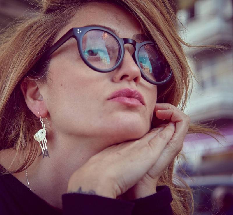 Personalisierte Silberne Ohrringe Aus Den Zeichnungen Ihres Kindes, Maßgeschneiderte Der Zeichnung Ein Perfektes Muttertagsgeschenk von TasarimTakarim