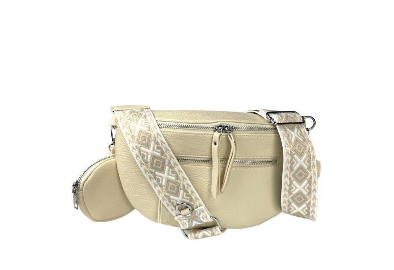Taschen4life Bauchtasche Damen Brusttasche 3238 Umhängetasche Bauchtasche, mit geräumigem Hauptfach, Schultertasche Cross Body Geldtasche von Taschen4life