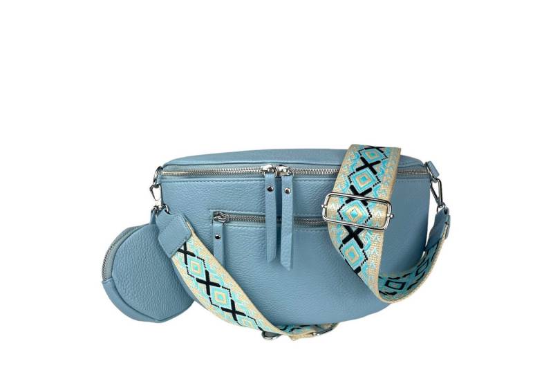 Taschen4life Bauchtasche Damen Brusttasche 3238 Umhängetasche Bauchtasche, mit geräumigem Hauptfach, Schultertasche Cross Body Geldtasche von Taschen4life