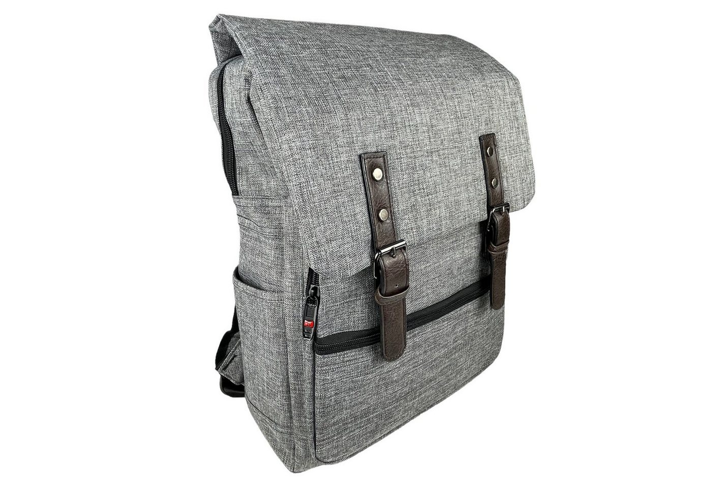 Taschen4life Laptoprucksack Rucksack aus Stoff - Schulrucksack D9010, mit Laptopfach, strapazierfähig uind gut gepolstert, ideal für Schule von Taschen4life