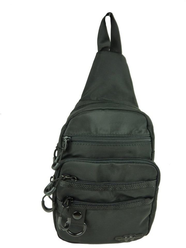 Taschen4life Minirucksack kleiner Slingbag Schulterrucksack 7173, Umhängerucksack, Bauchtasche uni, Rucksack mit Innenfutter von Taschen4life