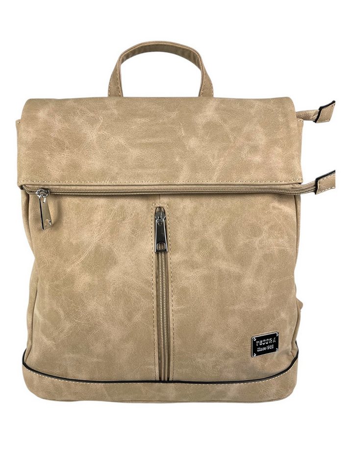 Taschen4life Rucksack 2in1 Rucksack & Umhängetasche in Einem D5623, Damen Rucksacktasche, Fächer, schnell umbaubar, Multifunktionsrucksack von Taschen4life