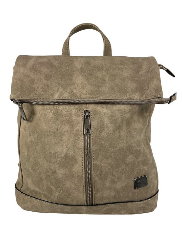 Taschen4life Rucksack 2in1 Rucksack & Umhängetasche in Einem D5623, Damen Rucksacktasche, Fächer, schnell umbaubar, Multifunktionsrucksack von Taschen4life
