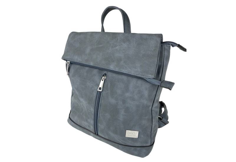 Taschen4life Rucksack 2in1 Rucksack & Umhängetasche in Einem D5623, Damen Rucksacktasche, Fächer, schnell umbaubar, Multifunktionsrucksack von Taschen4life