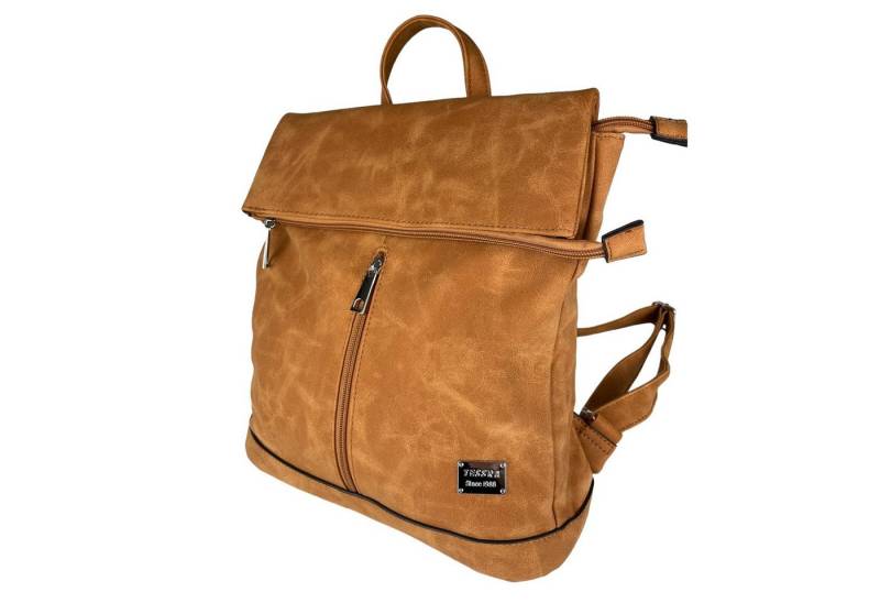 Taschen4life Rucksack 2in1 Rucksack & Umhängetasche in Einem D5623, Damen Rucksacktasche, Fächer, schnell umbaubar, Multifunktionsrucksack von Taschen4life