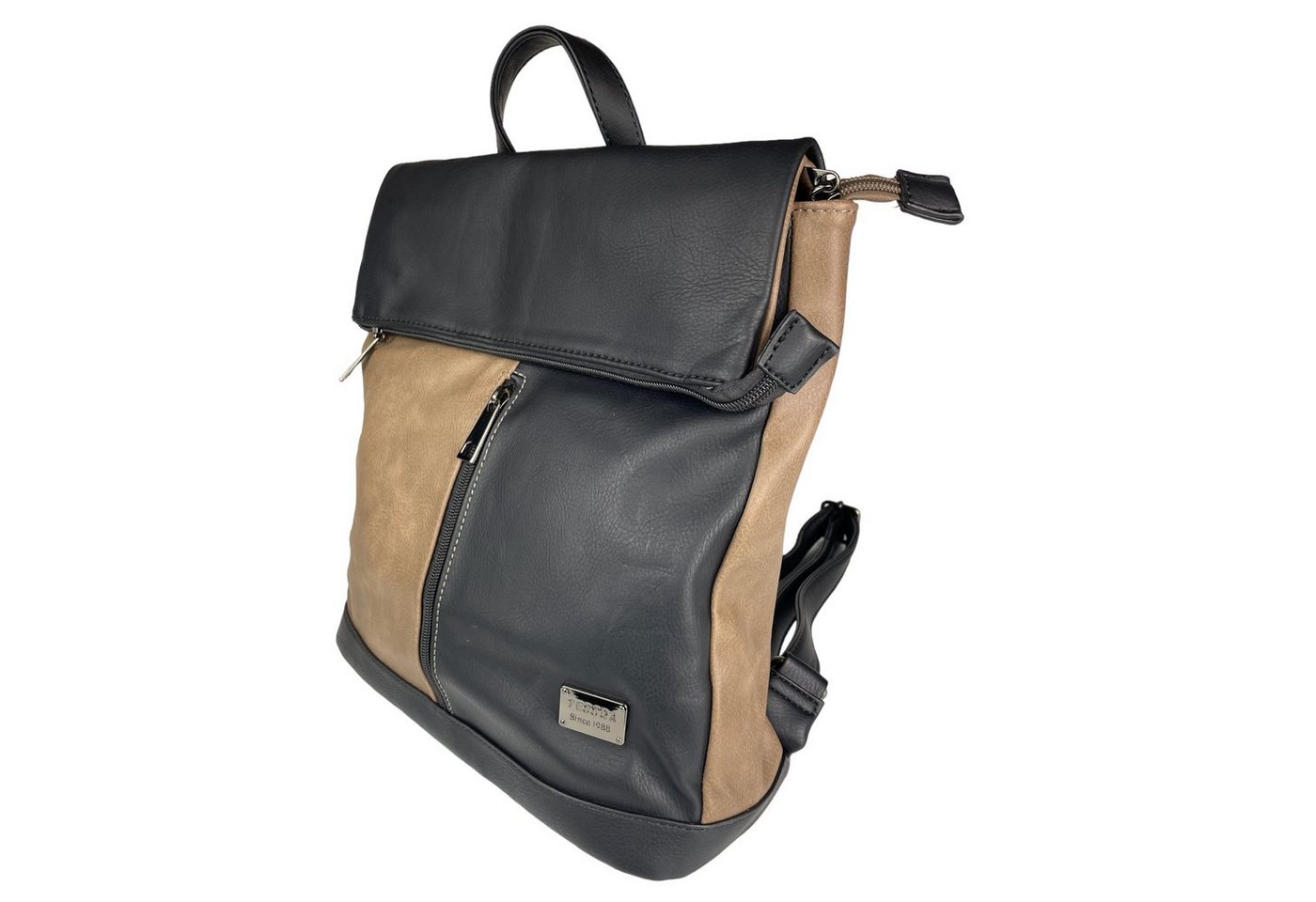 Taschen4life Rucksack 2in1 Rucksack & Umhängetasche in Einem D5623, Damen Rucksacktasche, Fächer, schnell umbaubar, Multifunktionsrucksack von Taschen4life