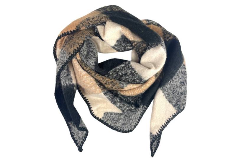 Taschen4life Schal großer Dreiecksschal kariert SW170, modische Tücher & Schals, kuschelweich von Taschen4life