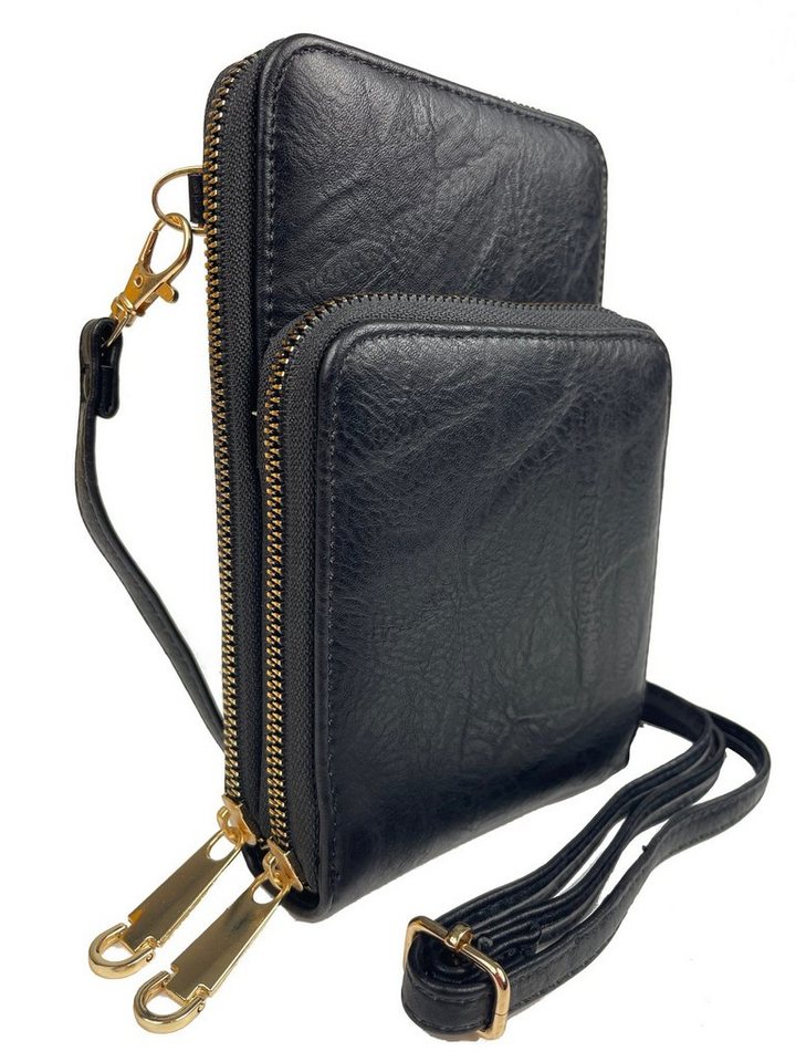 Taschen4life Umhängetasche Crossbody bag JH002 / Handytasche & Geldbörse in Einem, Damen Handy Umhängetasche, kleine Schultertasche von Taschen4life