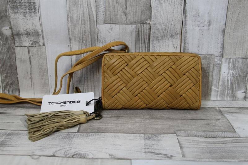 Taschendieb Wien Geldbörse Taschendieb große, weiche Lederbörse mit Umhängeriemen Sommergasse 4A von Taschendieb Wien