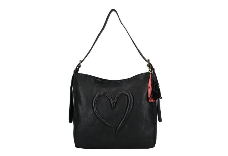 Taschendieb Wien Schultertasche Herzweg, Leder von Taschendieb Wien