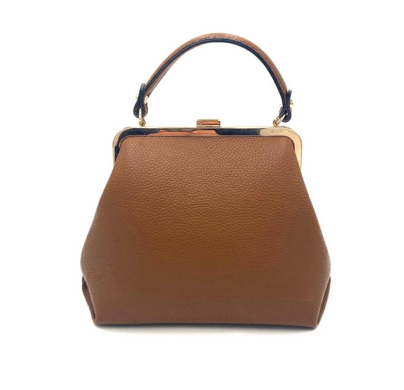 Taschenkinder Handtasche Louise – Damen Lederhandtasche im Vintage-Stil (Packung), Made in Italy - Echtes Leder von Taschenkinder