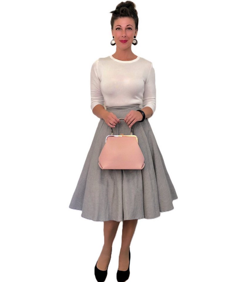 Taschenkinder Handtasche Louise – Damen Lederhandtasche im Vintage-Stil (Packung), Made in Italy - Echtes Leder von Taschenkinder