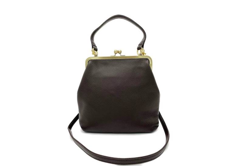 Taschenkinder Schultertasche Vintage Ledertasche Damen - Handtasche Zoe, Retro Umhängetasche, Echtes Leder vom Rind von Taschenkinder