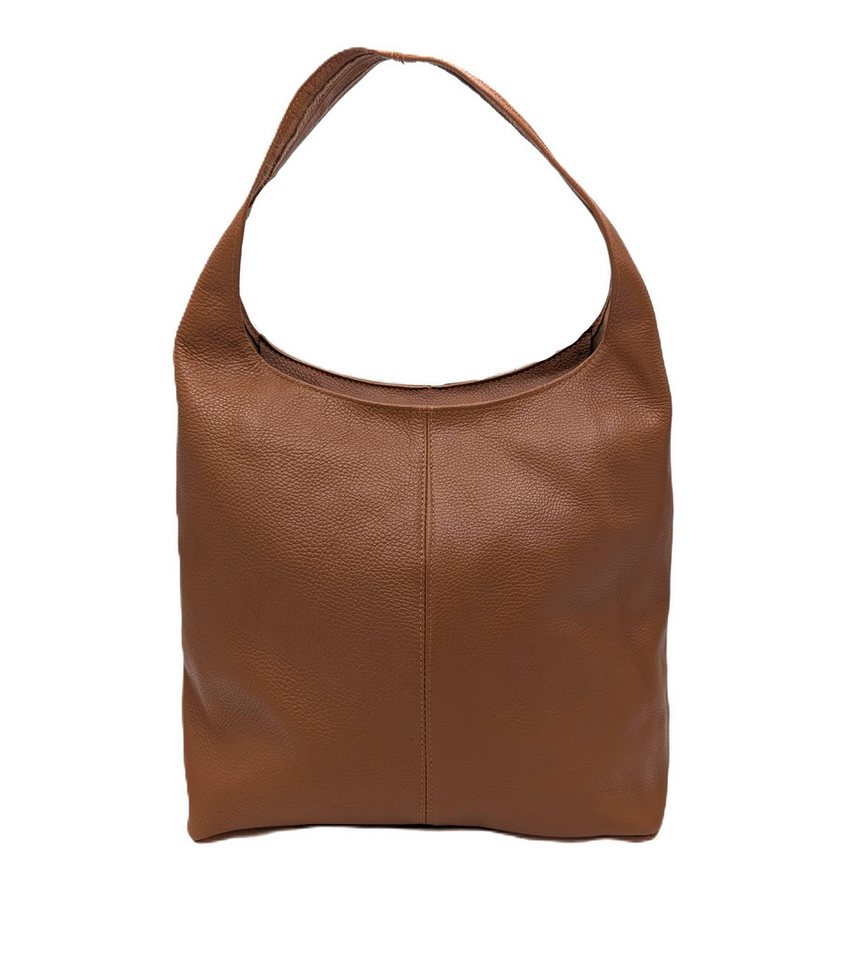 Taschenkinder Shopper Maxi Ledertasche „Joana“ – Shopper Echtleder, große Hobo-Beuteltasche, Echtes Leder, Made in Italy von Taschenkinder