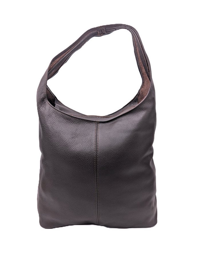 Taschenkinder Shopper Maxi Ledertasche „Joana“ – Shopper Echtleder, große Hobo-Beuteltasche, Echtes Leder, Made in Italy von Taschenkinder
