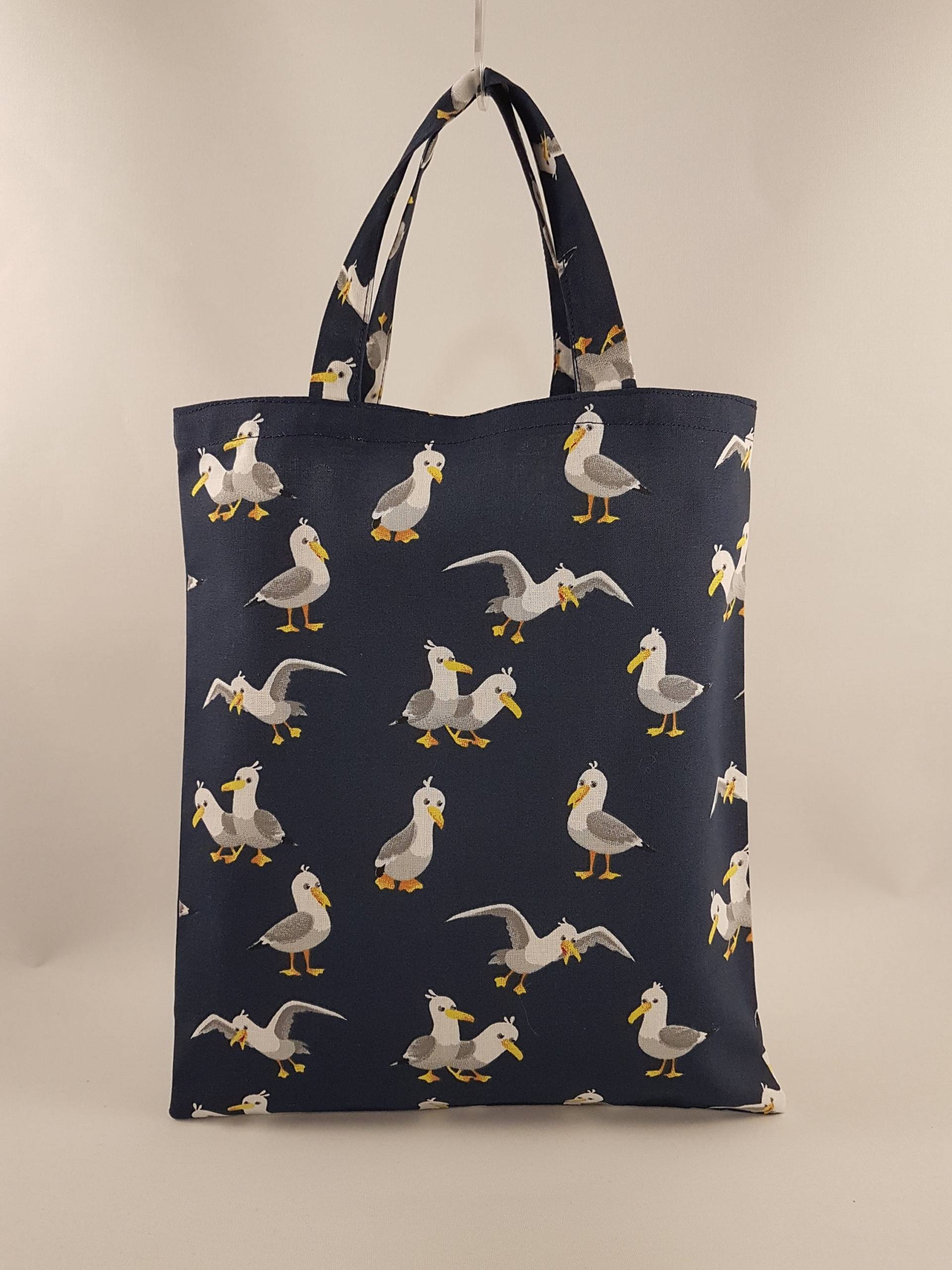 Stoffbeutel „Möwe" - Kleine Stofftasche | 27 X 23 cm von Taschenlaedchen