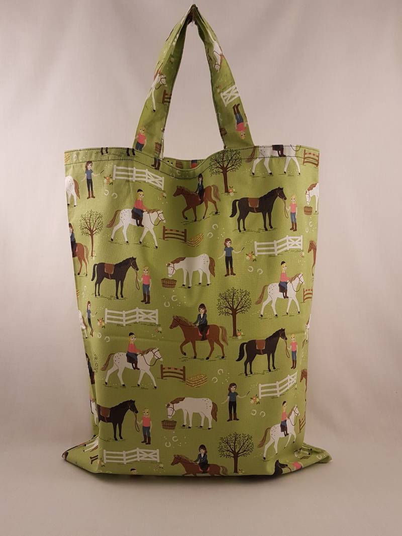 Stoffbeutel „Pferde" - Extra Große Stofftasche | 41 X 33 cm Stoffbeutel „Pferde" - Extra Große Stofftasche | 41 X 33 cm von Taschenlaedchen