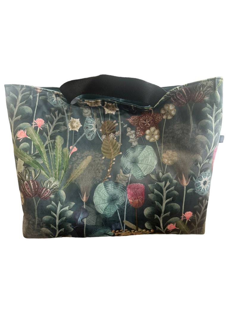 Handtasche Tasche Stofftasche Stoffbeutel Laptoptasche Henkeltasche Shopper Einkaufstasche Businesstasche Freizeit Sport Samt Handmade von TaschenmachereiAJ