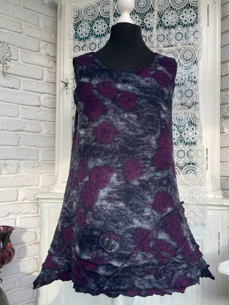 Tunika Aus Wollwalk Größe 42 44 von TaschenwerkCS