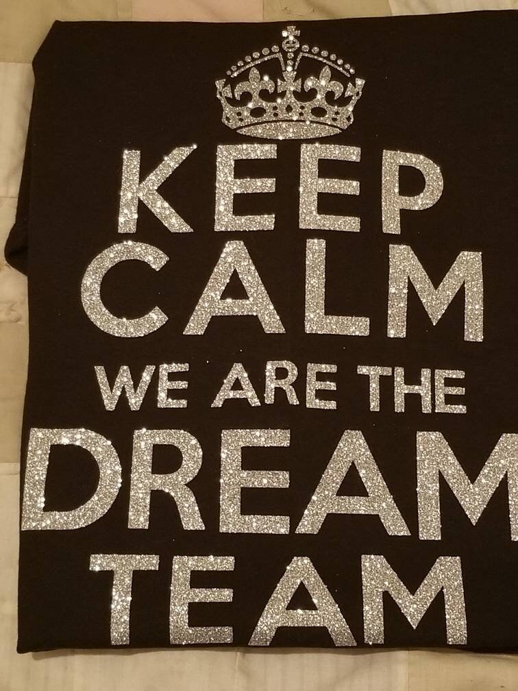 Glitzern Halten Ruhe Wir Sind Die Dream Team Lehrer Shirts von TashasKre8tiveCorner