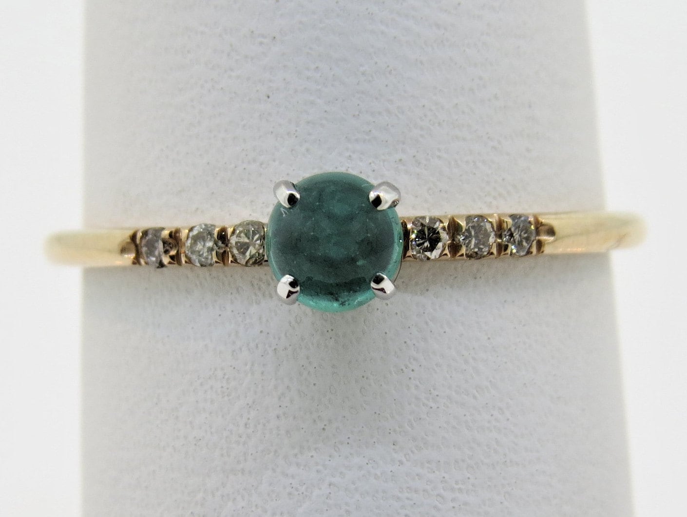 14K Gold 0, 36Ct Smaragd Und Weißer Diamant Ring Birthstone Jubiläumsring Stapelbarer Versprechen Diamantring Im Antiken Stil 14K Gold 0, 36Ct Smaragd Und Weißer Diamant Ring Birthstone Jubiläumsring Stapelbarer Versprechen Diamantring Im Antiken Stil von Tasiyanjewelrydesign