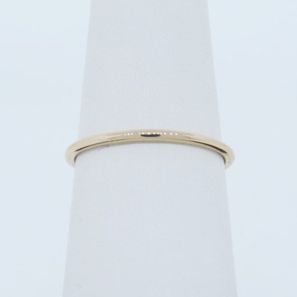 14K Rosegold 1.30 Mm Ehering Stapelbarer Ring Dünner Jubiläumsring Roségoldring Roségold Schlichter von Tasiyanjewelrydesign