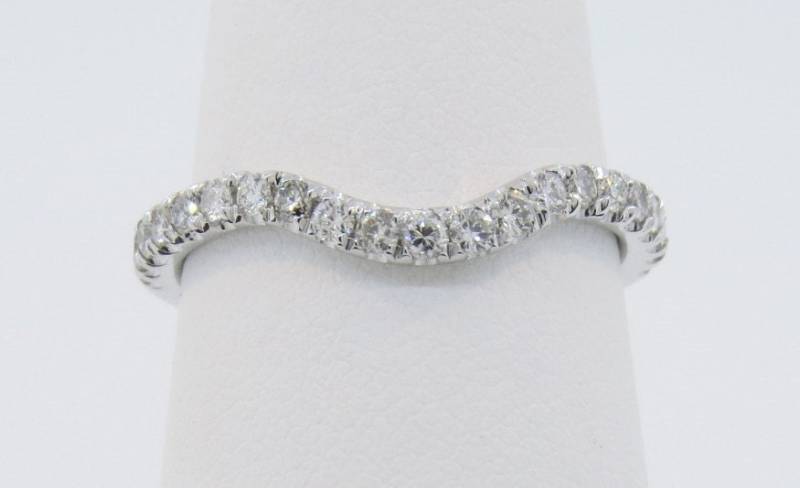 14K Weißgold 0, 41 Karat Diamant Kurve Ehering, Stapelbar Band, Jubiläumsring, Versprechen Ring, Micro Pave Kurvenring, Geschenk Für Sie 14K Weißgold 0, 41 Karat Diamant Kurve Ehering, Stapelbar Band, Jubiläumsring, Versprechen Ring, Micro Pave Kurvenring, Geschenk Für Sie von Tasiyanjewelrydesign