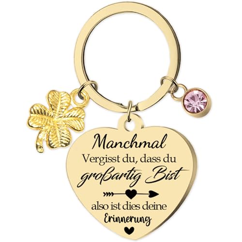 Tasoraor Geschenke Schlüsselanhänger für Frauen Freundin - Herz Glücksbringer Schlüsselanhänger mit Gravur, Inspirierende Geburtstag Geschenk für Kollegin Partner Schwester Tasoraor Geschenke Schlüsselanhänger für Frauen Freundin - Herz Glücksbringer Schlüsselanhänger mit Gravur, Inspirierende Geburtstag Geschenk für Kollegin Partner Schwester von Tasoraor