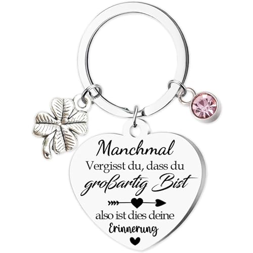 Tasoraor Geschenke Schlüsselanhänger für Frauen Freundin - Herz Glücksbringer Schlüsselanhänger mit Gravur, Inspirierende Geburtstag Geschenk für Kollegin Partner Schwester Tasoraor Geschenke Schlüsselanhänger für Frauen Freundin - Herz Glücksbringer Schlüsselanhänger mit Gravur, Inspirierende Geburtstag Geschenk für Kollegin Partner Schwester von Tasoraor