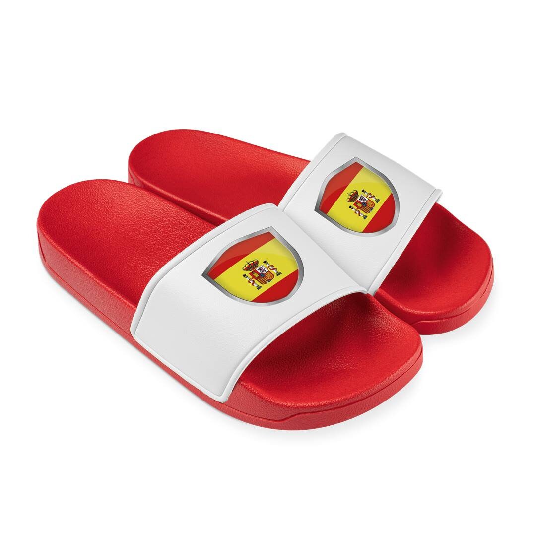 Badeschuhe - Flagge Spanien von Tassenbrennerei