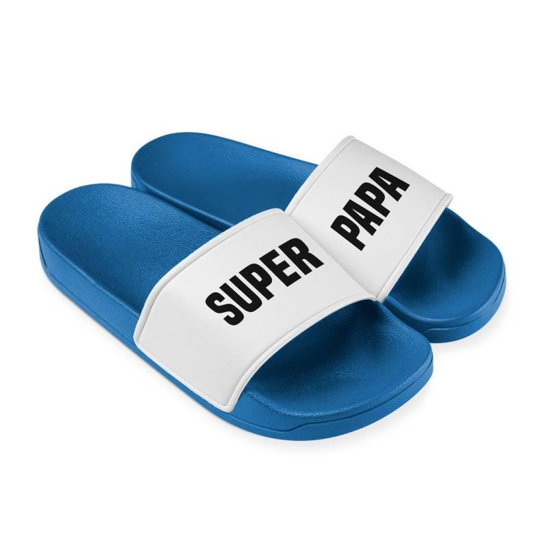 Badeschuhe - Super Papa von Tassenbrennerei