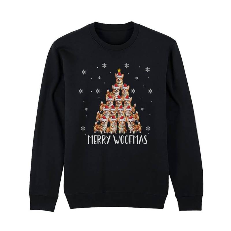 Hunde Weihnachtspullover - Merry Woofmas Pullover Weihnachten Mit Spruch Für Herren & Damen Lustig Weihnachtspuli Hundebesitzer von Tassenbrennerei