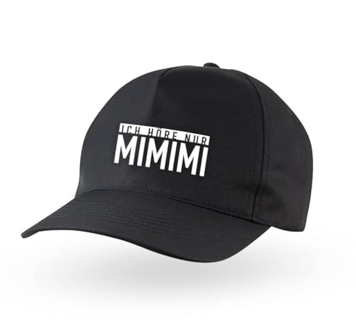Tassenbrennerei Kappe - Ich höre nur MiMiMi - Mütze lustig mit Spruch- Cap als Geschenk für Männer & Frauen - Witziges Geschenk für Freundin von Tassenbrennerei