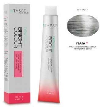 Tassel Bright Colour Haarfarbe, intensives Silber, für Damen, 100 ml, mattiert, neutralisiert und verleiht eine moderne, lebendige Silberfarbe Tassel Bright Colour Haarfarbe, intensives Silber, für Damen, 100 ml, mattiert, neutralisiert und verleiht eine moderne, lebendige Silberfarbe von Tasser