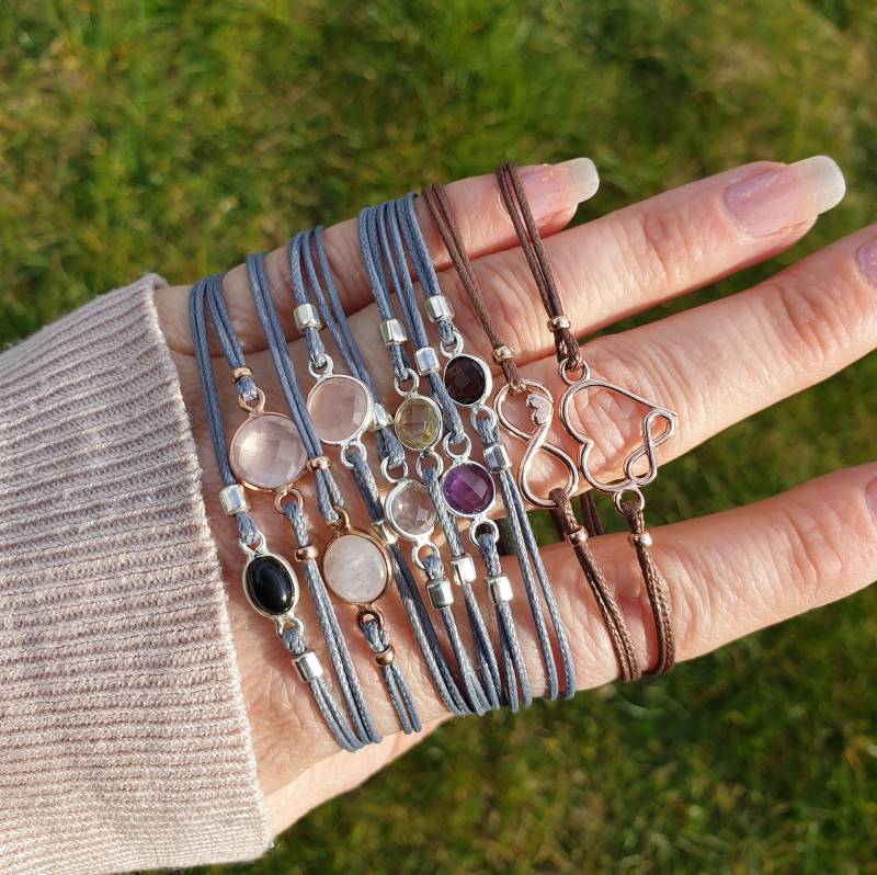 Armband Silber 925 Mit Mondstein Onyx Rosenquarz Amethyst Citrin U.a. Geburtsstein Monatsstein Armband Silber 925 Mit Mondstein Onyx Rosenquarz Amethyst Citrin U.a. Geburtsstein Monatsstein von TataReenArt