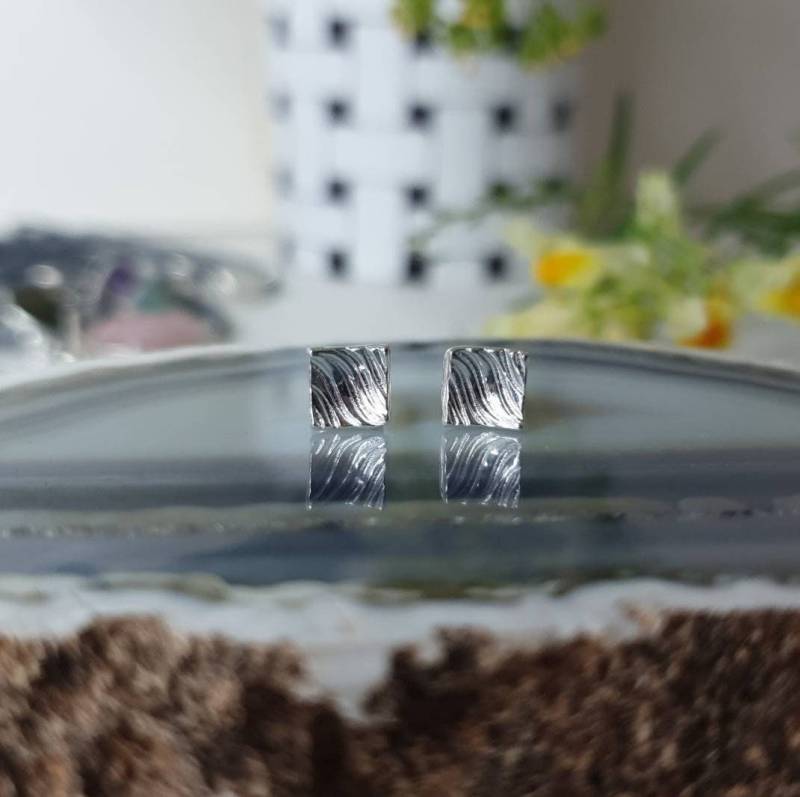 Ohrstecker 5x5 Mm Silber 925 | Designerohrstecker von TataReenArt