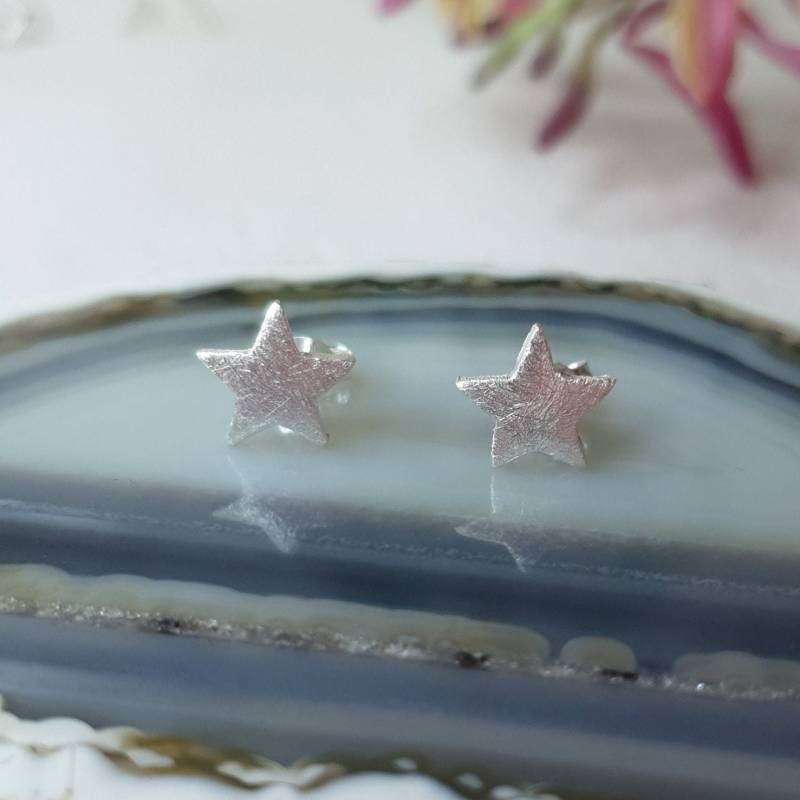 Stern 9 Mm Silber Ohrstecker | Sterlingsilber Ohrringe 925 Stern 9 Mm Silber Ohrstecker | Sterlingsilber Ohrringe 925 von TataReenArt