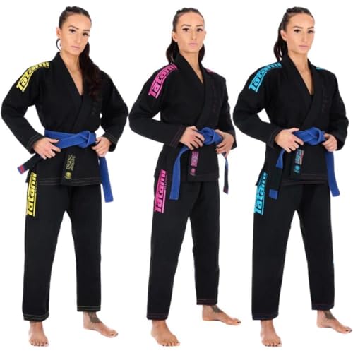 Tatami Fightwear Damen Recharge BJJ Gi | Brasilianischer Jiu Jitsu Gi Kimono für Damen, inklusive Hose und Jacke, JiuJitsu-Uniform, getragen von Profis, entworfen von Experten, schwarz / blau, von Tatami Fightwear