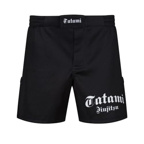 Tatami Fightwear Gothic High Cut BJJ Shorts für Grappling, Jiu Jitsu, MMA und Wrestling, atmungsaktives Polyester, schnell trocknend, No-Gi Kampfshorts für Herren, flexibles Training, Fitnessstudio, von Tatami Fightwear