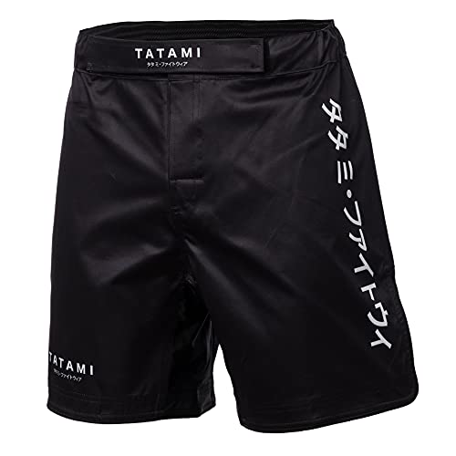 Tatami No GI Grappling Fight Shorts Katakana, für Herren, Schwarz von Tatami Fightwear