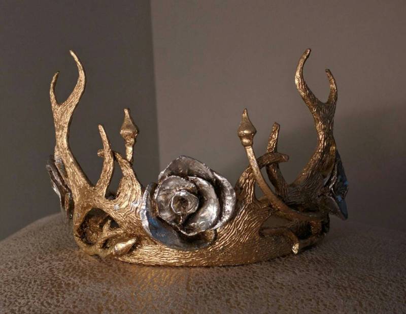 Margaery Tyrell Inspirierte Hochzeitskrone Replik, Tiara, Kostüm-Accessoires, Kunststoff Pla 3D-Druck Margaery Tyrell Inspirierte Hochzeitskrone Replik, Tiara, Kostüm-Accessoires, Kunststoff Pla 3D-Druck von TatianartCosplay