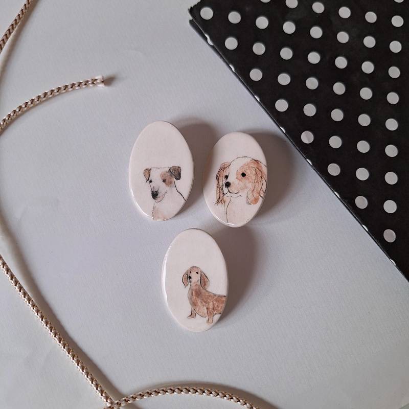 Personalisierte Keramik Brosche Personalisierte Keramik Brosche von TatjanaCeramics